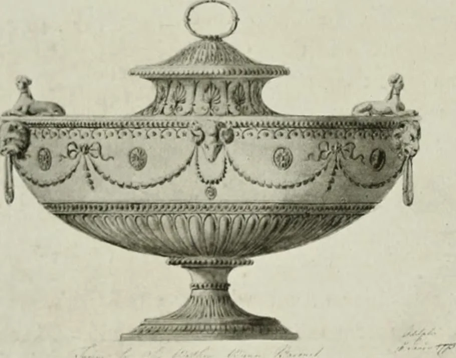 An illustration from Robert Adam & his brothers : their lives, work & influence on English architecture, decoration and furniture, 1915, leaf 95