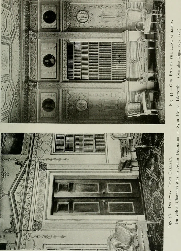An illustration from Robert Adam & his brothers : their lives, work & influence on English architecture, decoration and furniture, 1915, leaf 96