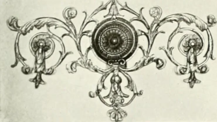An illustration from Robert Adam & his brothers; their lives, work & influence on English architecture, decoration and furniture, 1916, leaf 104