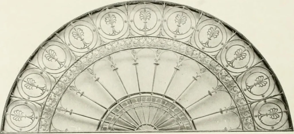 An illustration from Robert Adam & his brothers; their lives, work & influence on English architecture, decoration and furniture, 1916, leaf 105