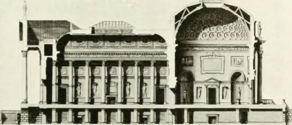 An illustration from Robert Adam & his brothers; their lives, work & influence on English architecture, decoration and furniture, 1916, leaf 118