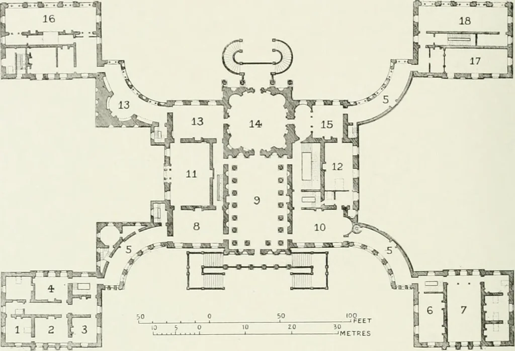 An illustration from Robert Adam & his brothers; their lives, work & influence on English architecture, decoration and furniture, 1916, leaf 119