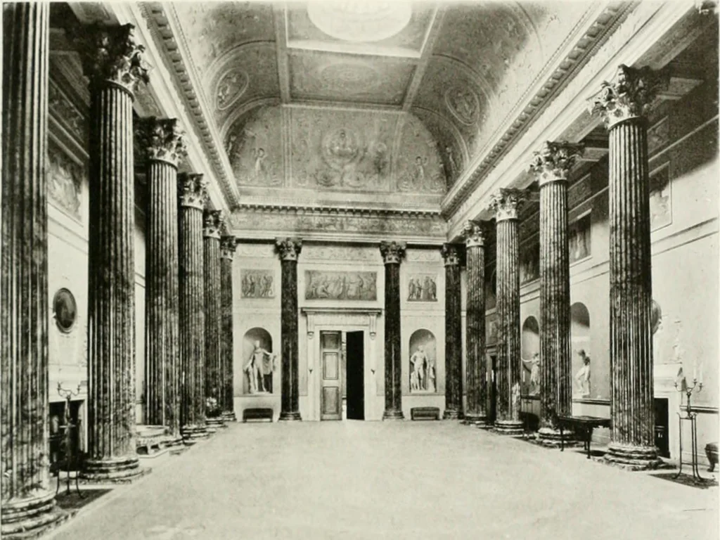An illustration from Robert Adam & his brothers; their lives, work & influence on English architecture, decoration and furniture, 1916, leaf 124