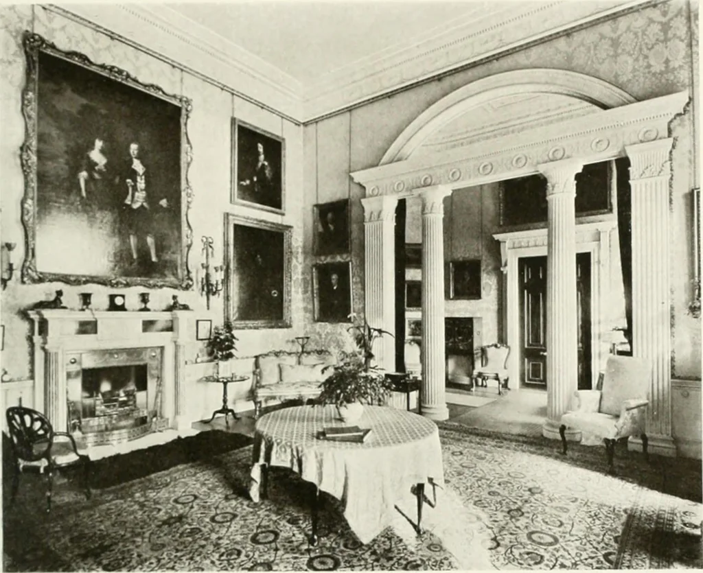 An illustration from Robert Adam & his brothers; their lives, work & influence on English architecture, decoration and furniture, 1916, leaf 136