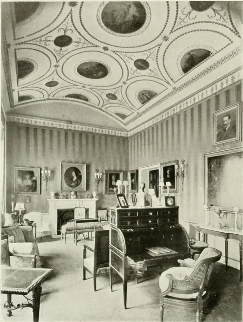 An illustration from Robert Adam & his brothers; their lives, work & influence on English architecture, decoration and furniture, 1916, leaf 139