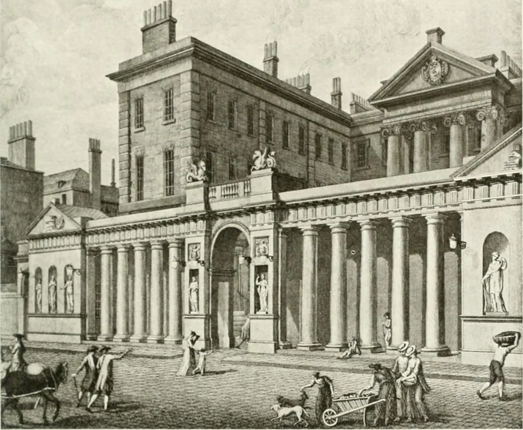 An illustration from Robert Adam & his brothers; their lives, work & influence on English architecture, decoration and furniture, 1916, leaf 140