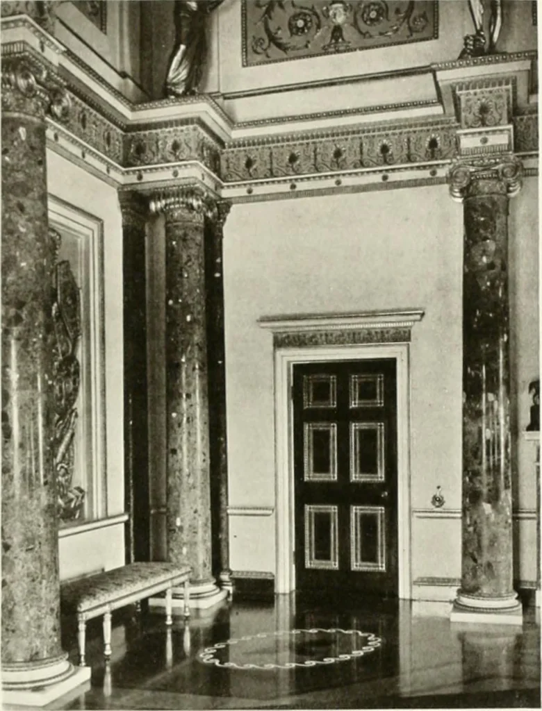 An illustration from Robert Adam & his brothers; their lives, work & influence on English architecture, decoration and furniture, 1916, leaf 182