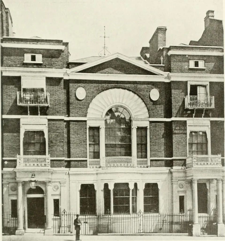 An illustration from Robert Adam & his brothers; their lives, work & influence on English architecture, decoration and furniture, 1916, leaf 186