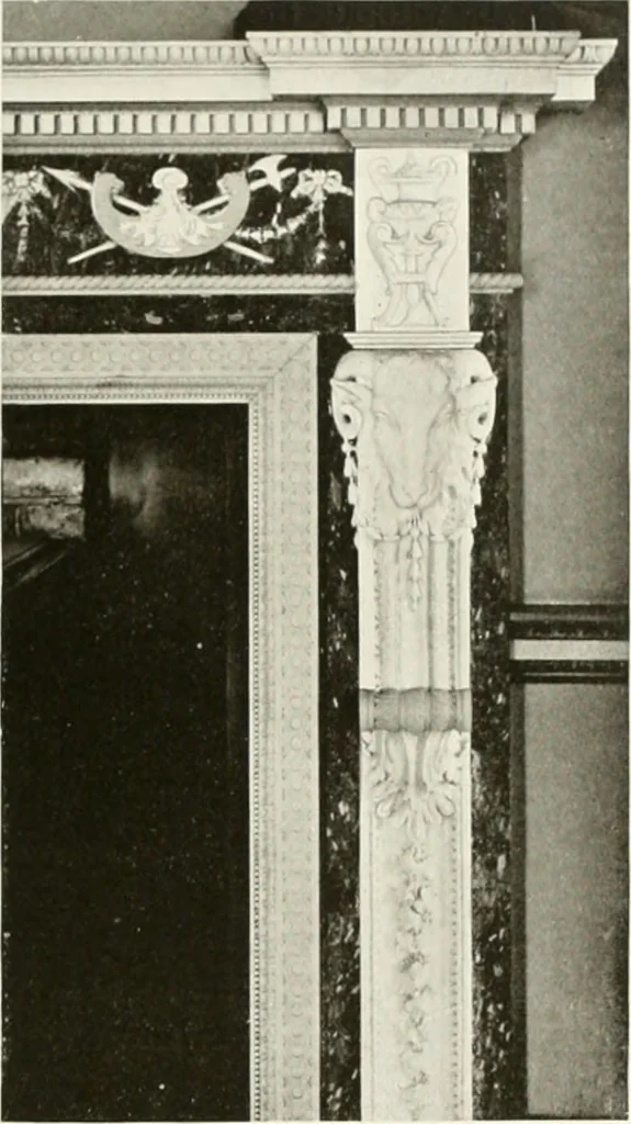 An illustration from Robert Adam & his brothers; their lives, work & influence on English architecture, decoration and furniture, 1916, leaf 202