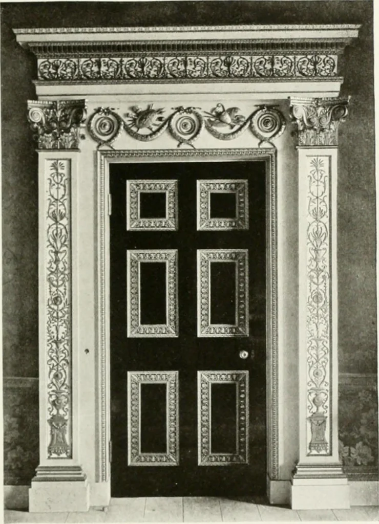 An illustration from Robert Adam & his brothers; their lives, work & influence on English architecture, decoration and furniture, 1916, leaf 204