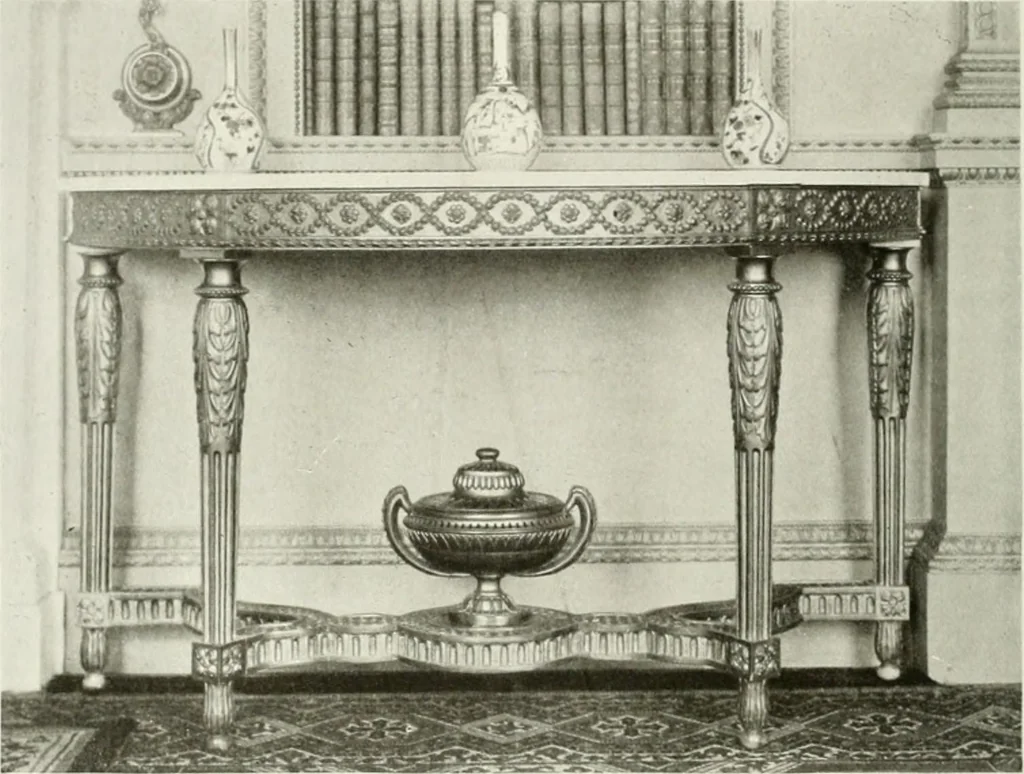 An illustration from Robert Adam & his brothers; their lives, work & influence on English architecture, decoration and furniture, 1916, leaf 207