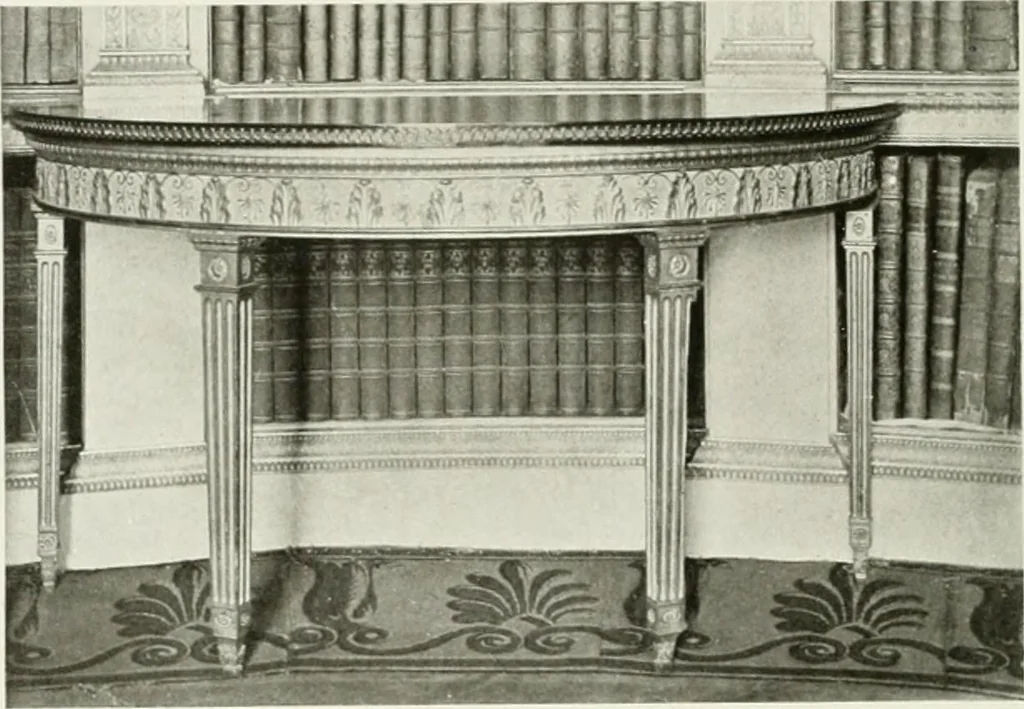 An illustration from Robert Adam & his brothers; their lives, work & influence on English architecture, decoration and furniture, 1916, leaf 215