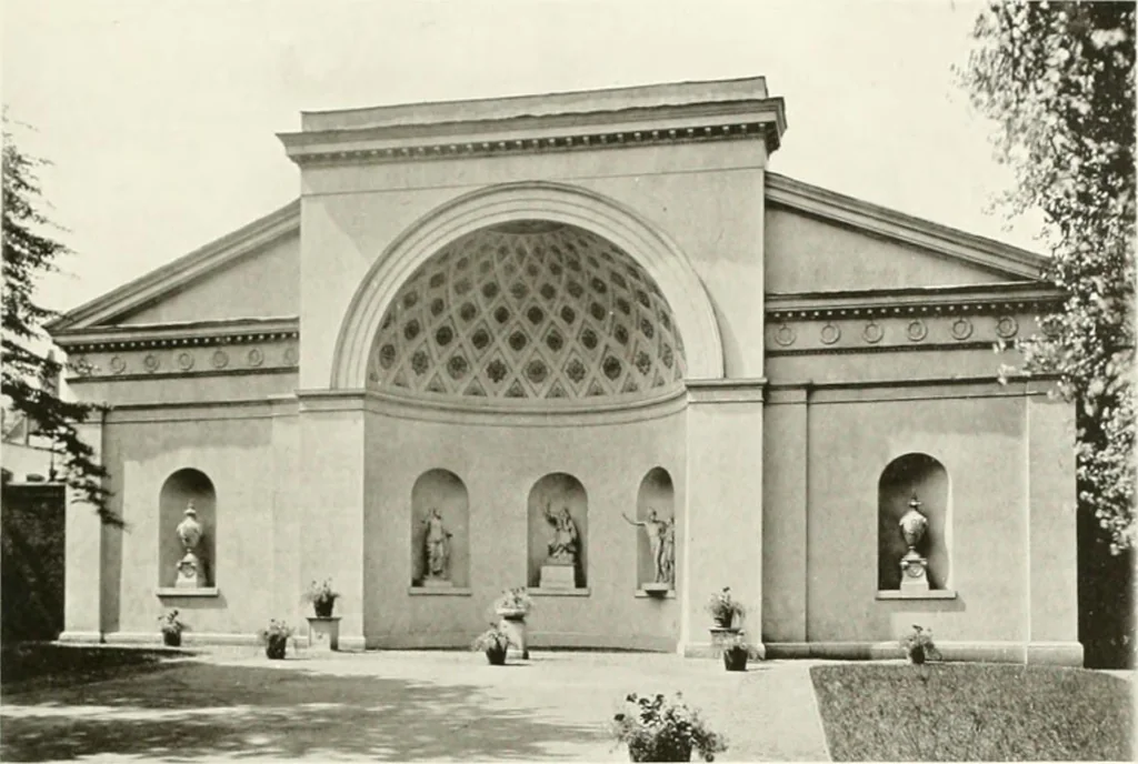 An illustration from Robert Adam & his brothers; their lives, work & influence on English architecture, decoration and furniture, 1916, leaf 234