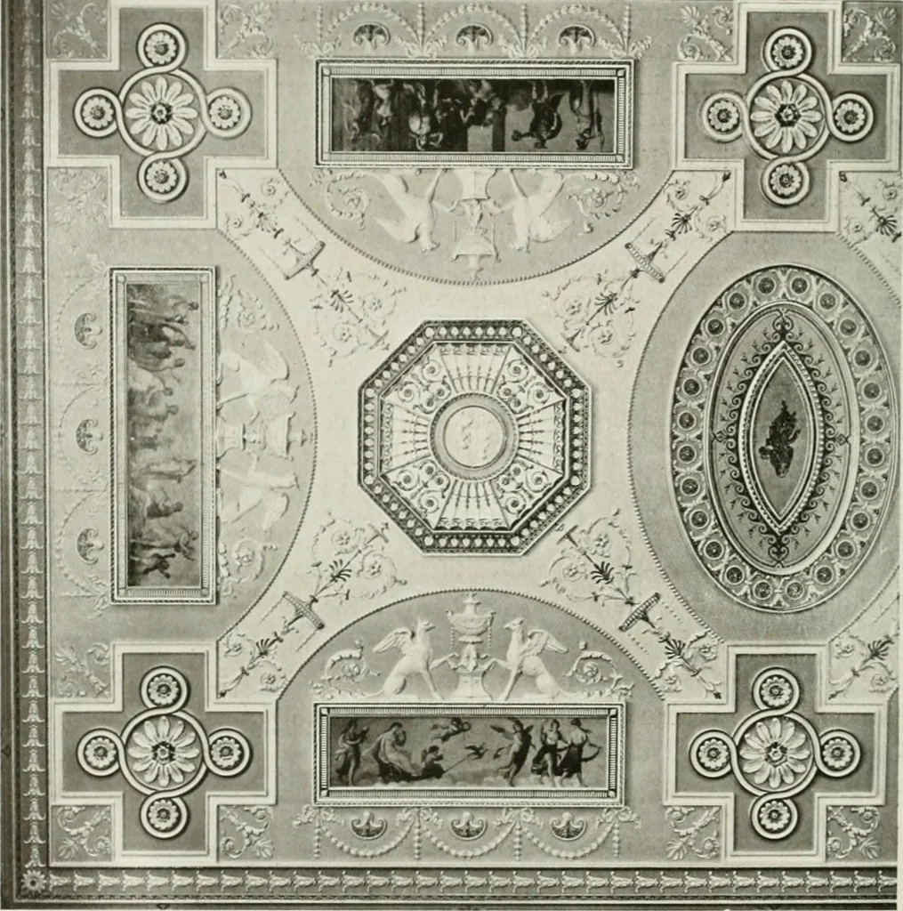 An illustration from Robert Adam & his brothers; their lives, work & influence on English architecture, decoration and furniture, 1916, leaf 251
