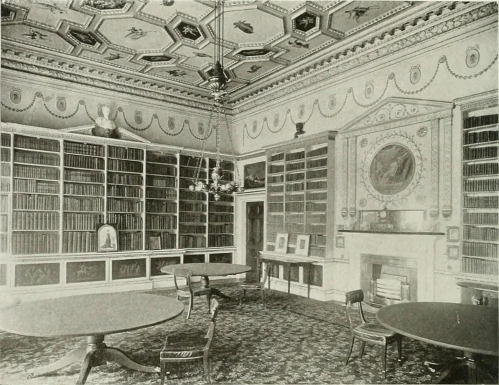 An illustration from Robert Adam & his brothers; their lives, work & influence on English architecture, decoration and furniture, 1916, leaf 279