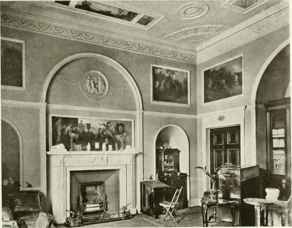 An illustration from Robert Adam & his brothers; their lives, work & influence on English architecture, decoration and furniture, 1916, leaf 300