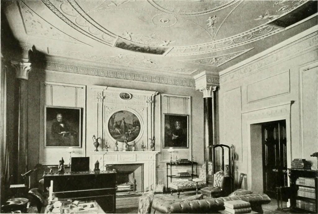 An illustration from Robert Adam & his brothers; their lives, work & influence on English architecture, decoration and furniture, 1916, leaf 301
