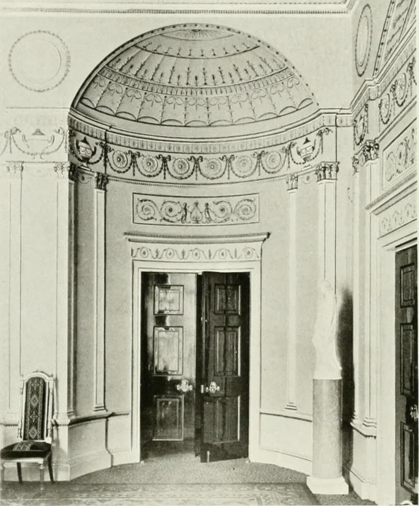 An illustration from Robert Adam & his brothers; their lives, work & influence on English architecture, decoration and furniture, 1916, leaf 317