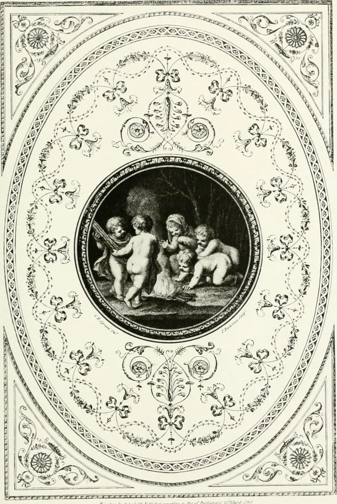 An illustration from Robert Adam & his brothers; their lives, work & influence on English architecture, decoration and furniture, 1916, leaf 322