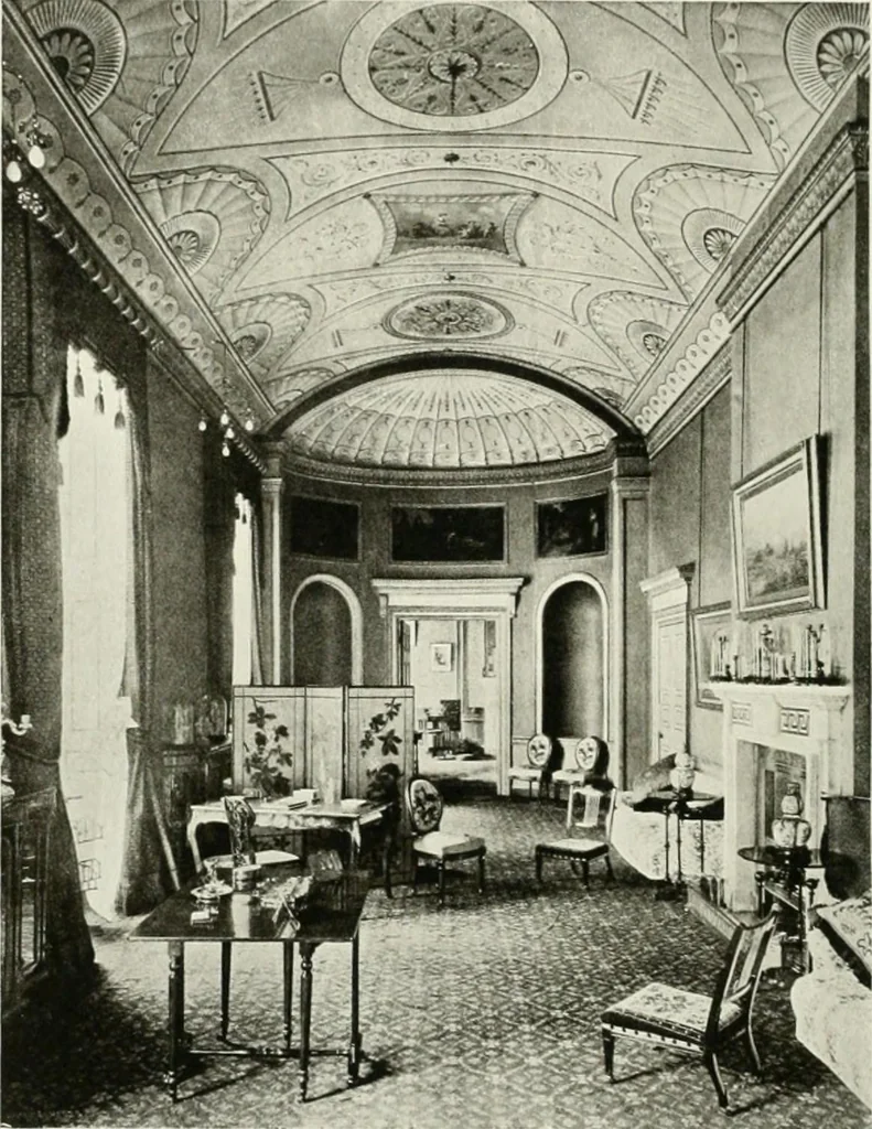 An illustration from Robert Adam & his brothers; their lives, work & influence on English architecture, decoration and furniture, 1916, leaf 325