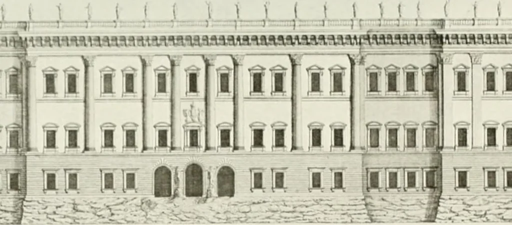 An illustration from Robert Adam & his brothers; their lives, work & influence on English architecture, decoration and furniture, 1916, leaf 44