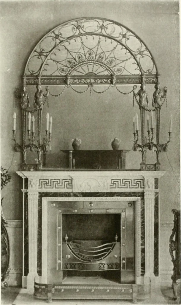An illustration from Robert Adam & his brothers; their lives, work & influence on English architecture, decoration and furniture, 1916, leaf 90