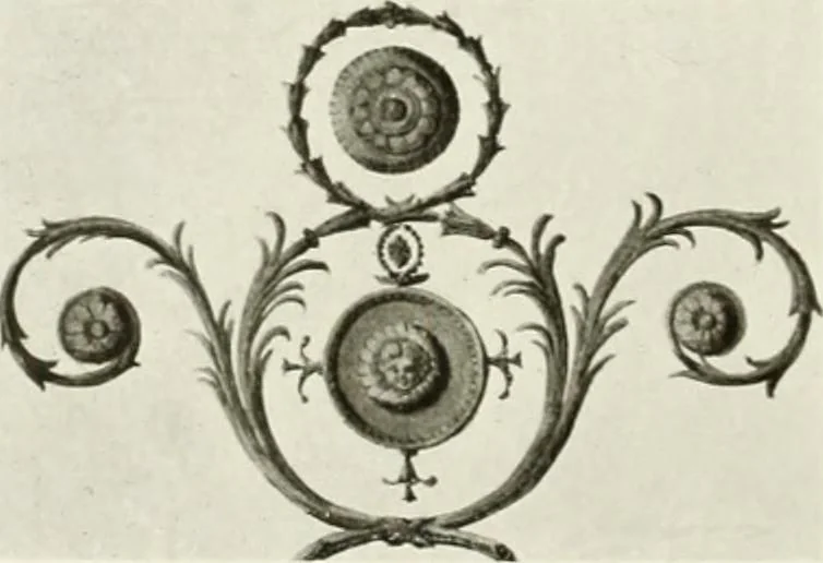 An illustration from Robert Adam & his brothers; their lives, work & influence on English architecture, decoration and furniture, 1916, leaf 91