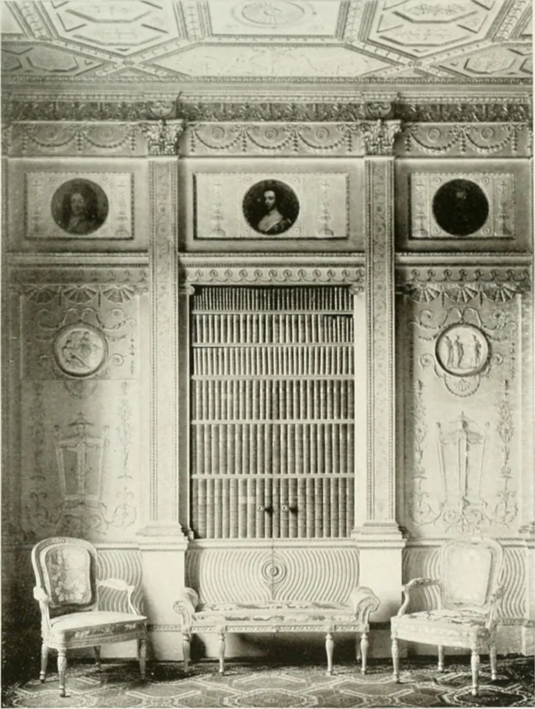 An illustration from Robert Adam & his brothers; their lives, work & influence on English architecture, decoration and furniture, 1916, leaf 94