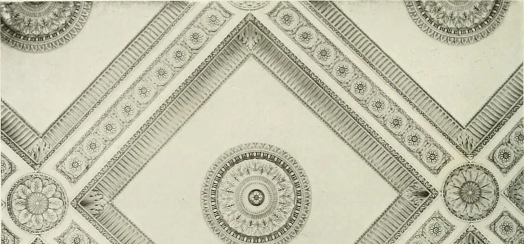 An illustration from Robert Adam & his brothers; their lives, work & influence on English architecture, decoration and furniture, 1916, leaf 95