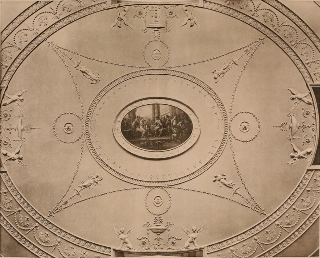 An illustration from Robert Adam & his brothers; their lives, work & influence on English architecture, decoration and furniture, 1916, leaf 97