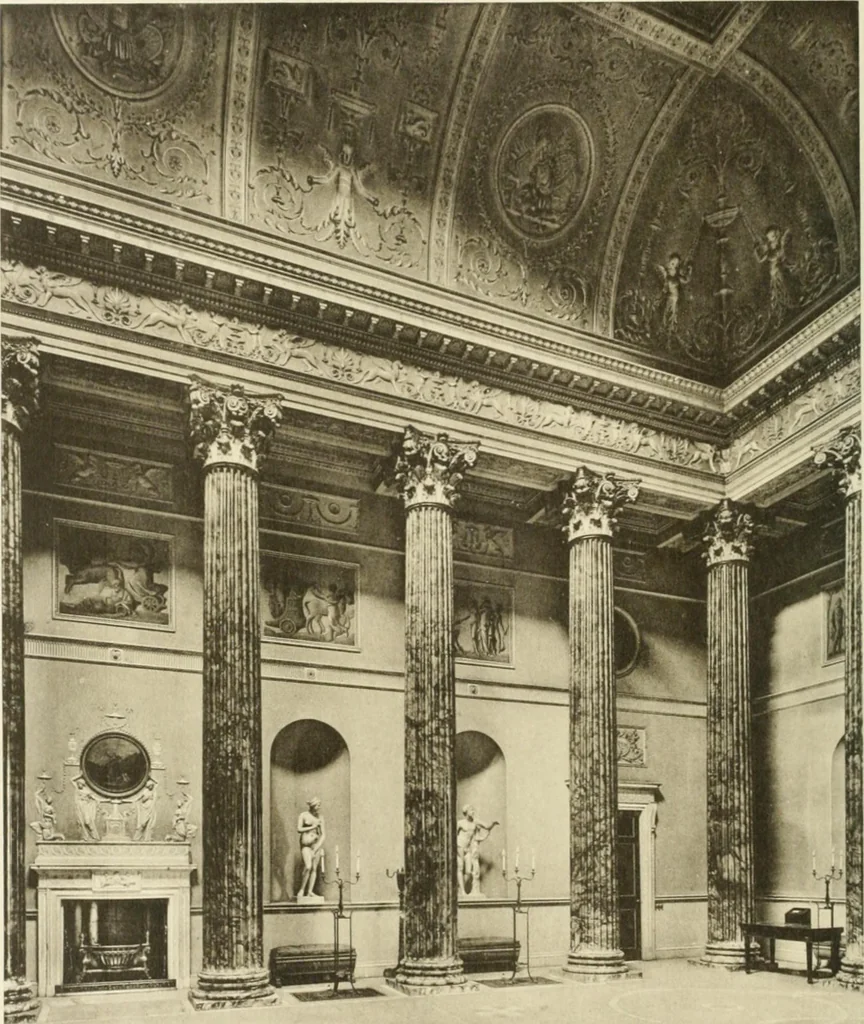 An illustration from Robert Adam & his brothers; their lives, work & influence on English architecture, decoration and furniture, 1916, leaf 99