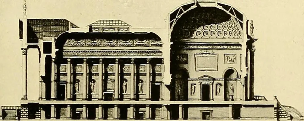 An illustration from Robert Adam & his brothers; their lives, work & influence on English architecture, decoration and furniture, 1915, leaf 122