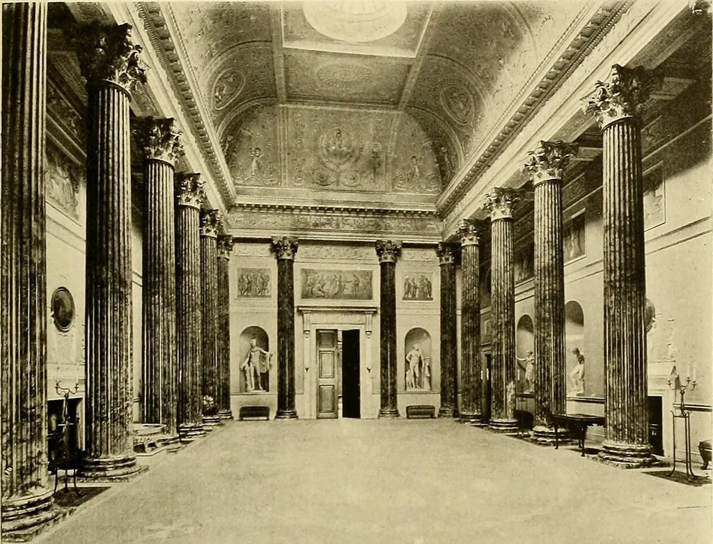 An illustration from Robert Adam & his brothers; their lives, work & influence on English architecture, decoration and furniture, 1915, leaf 128