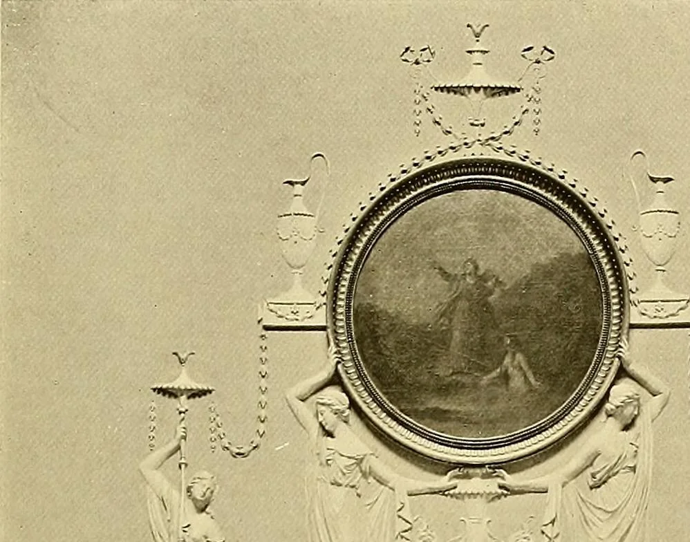 An illustration from Robert Adam & his brothers; their lives, work & influence on English architecture, decoration and furniture, 1915, leaf 130