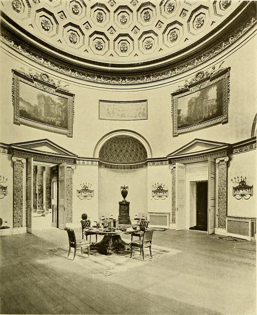 An illustration from Robert Adam & his brothers; their lives, work & influence on English architecture, decoration and furniture, 1915, leaf 132