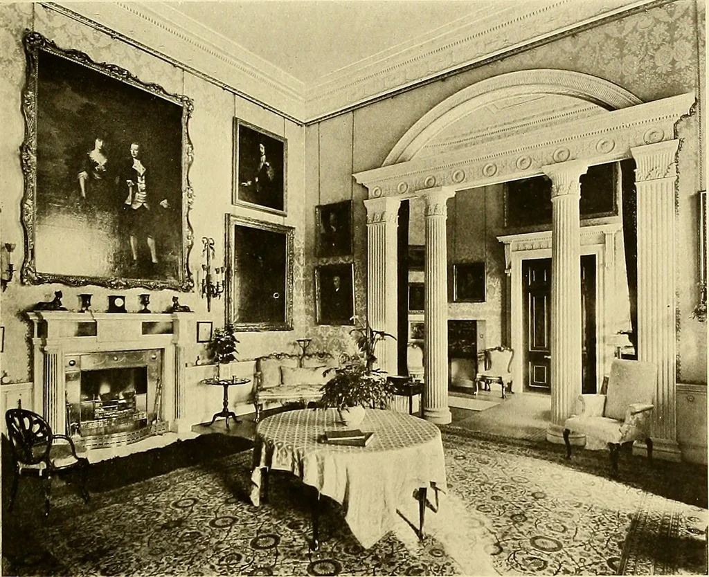 An illustration from Robert Adam & his brothers; their lives, work & influence on English architecture, decoration and furniture, 1915, leaf 140