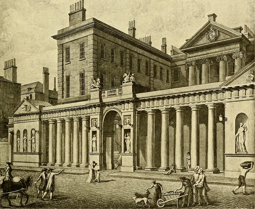 An illustration from Robert Adam & his brothers; their lives, work & influence on English architecture, decoration and furniture, 1915, leaf 144