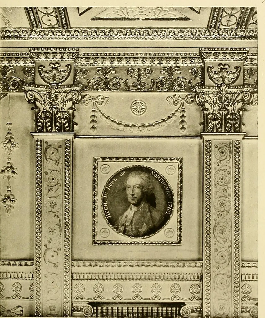 An illustration from Robert Adam & his brothers; their lives, work & influence on English architecture, decoration and furniture, 1915, leaf 184