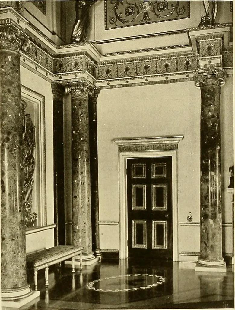 An illustration from Robert Adam & his brothers; their lives, work & influence on English architecture, decoration and furniture, 1915, leaf 186