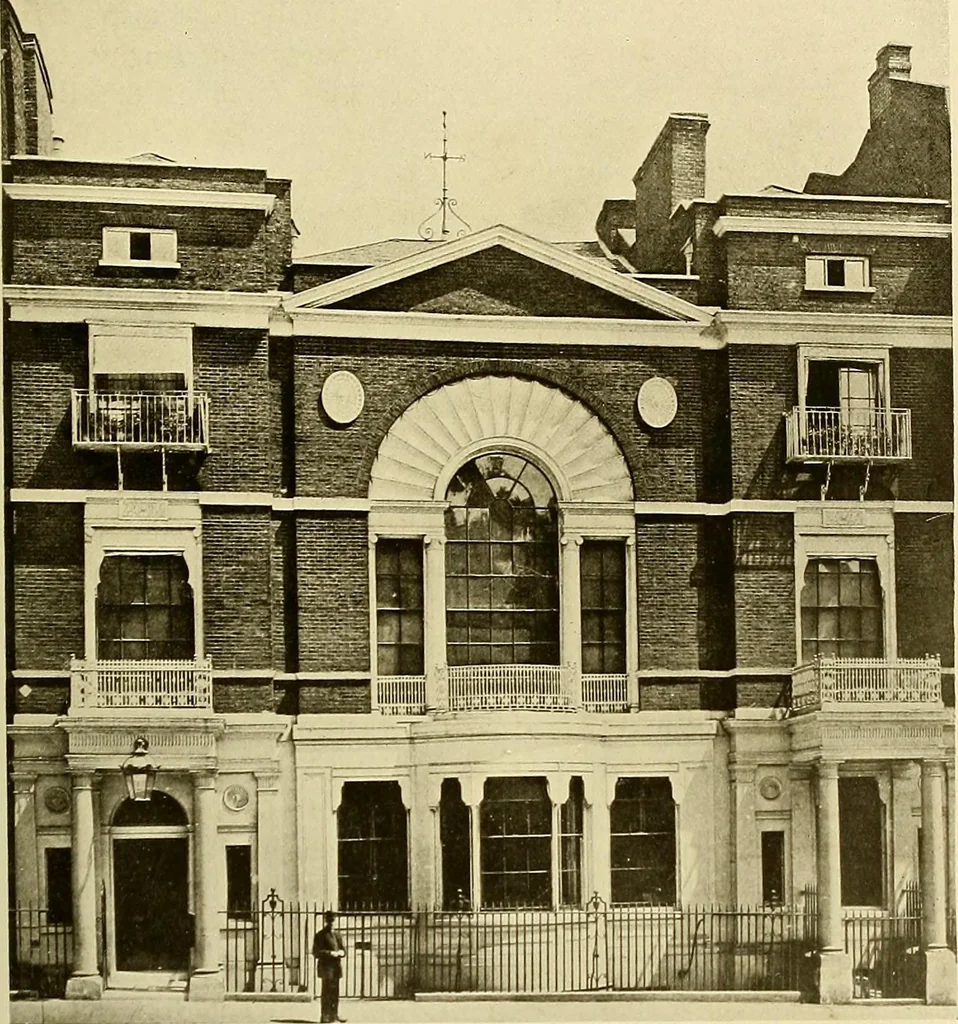 An illustration from Robert Adam & his brothers; their lives, work & influence on English architecture, decoration and furniture, 1915, leaf 190