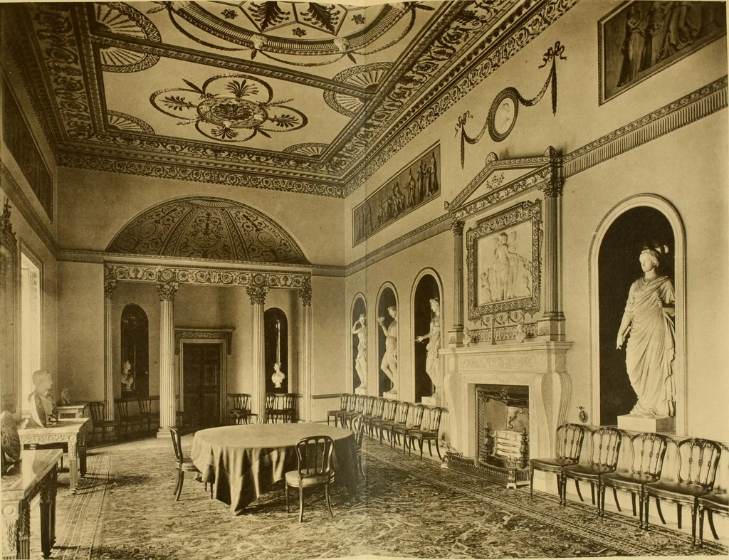 An illustration from Robert Adam & his brothers; their lives, work & influence on English architecture, decoration and furniture, 1915, leaf 201