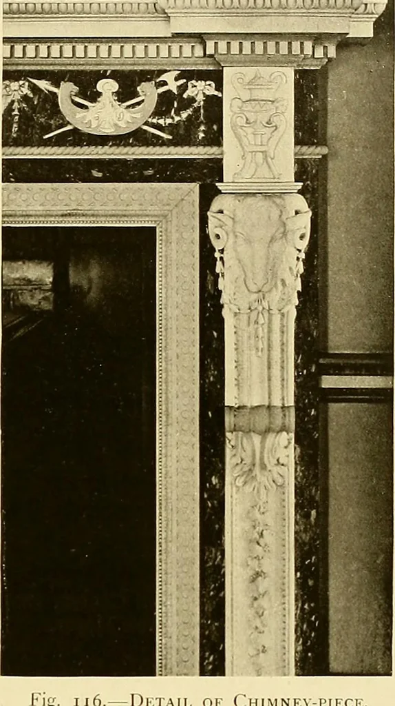 An illustration from Robert Adam & his brothers; their lives, work & influence on English architecture, decoration and furniture, 1915, leaf 208