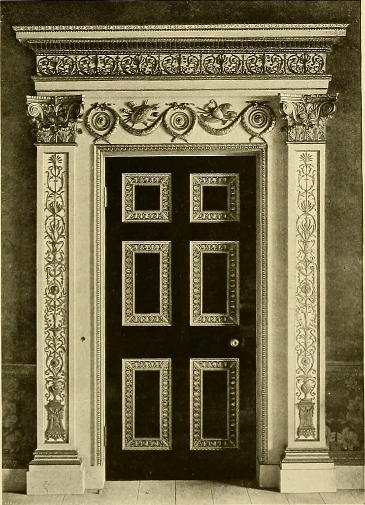 An illustration from Robert Adam & his brothers; their lives, work & influence on English architecture, decoration and furniture, 1915, leaf 210