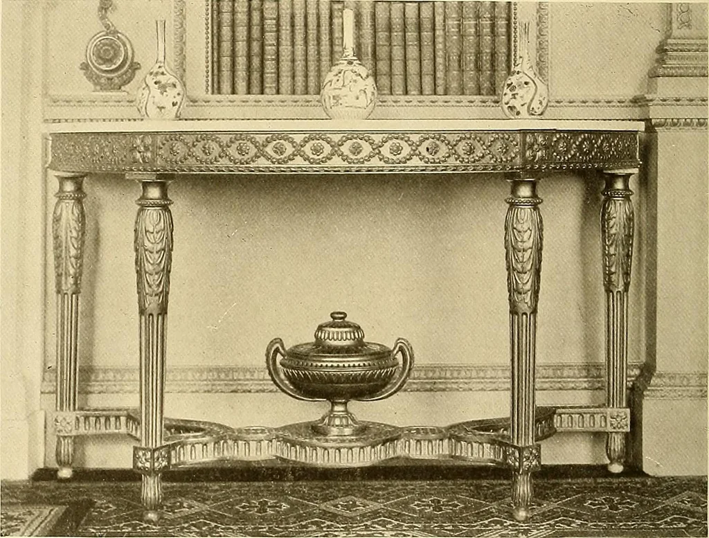 An illustration from Robert Adam & his brothers; their lives, work & influence on English architecture, decoration and furniture, 1915, leaf 213