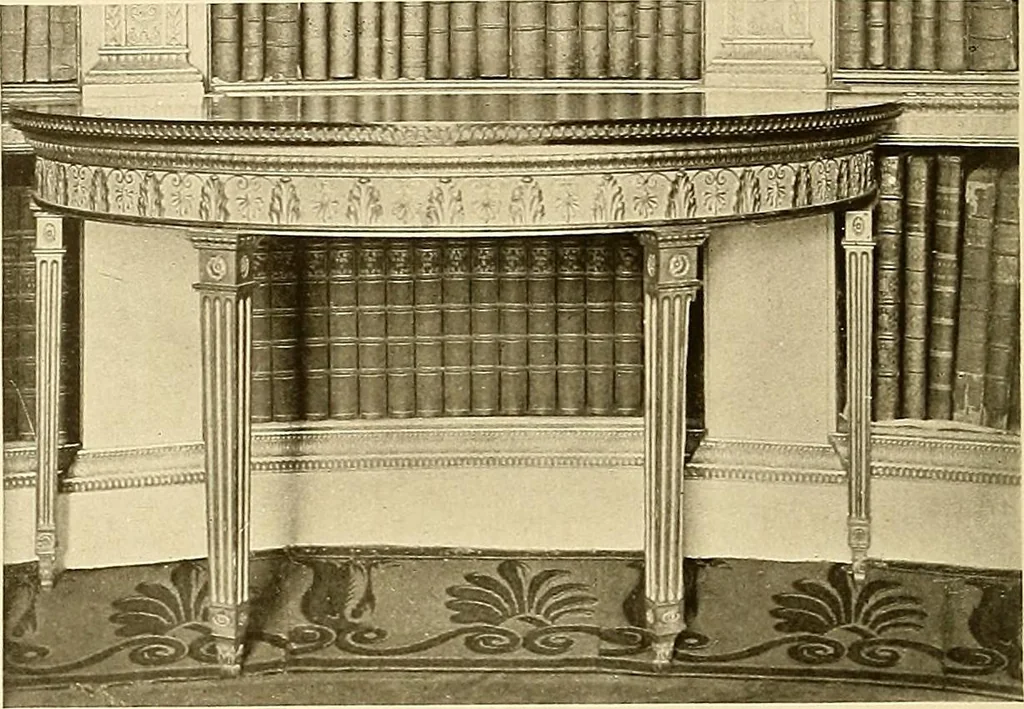 An illustration from Robert Adam & his brothers; their lives, work & influence on English architecture, decoration and furniture, 1915, leaf 223