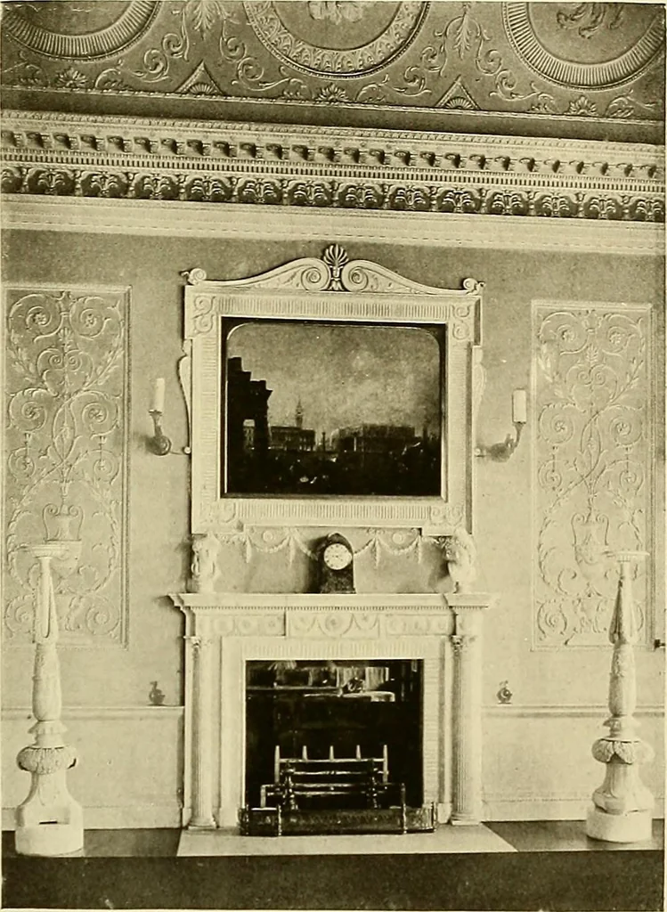 An illustration from Robert Adam & his brothers; their lives, work & influence on English architecture, decoration and furniture, 1915, leaf 232