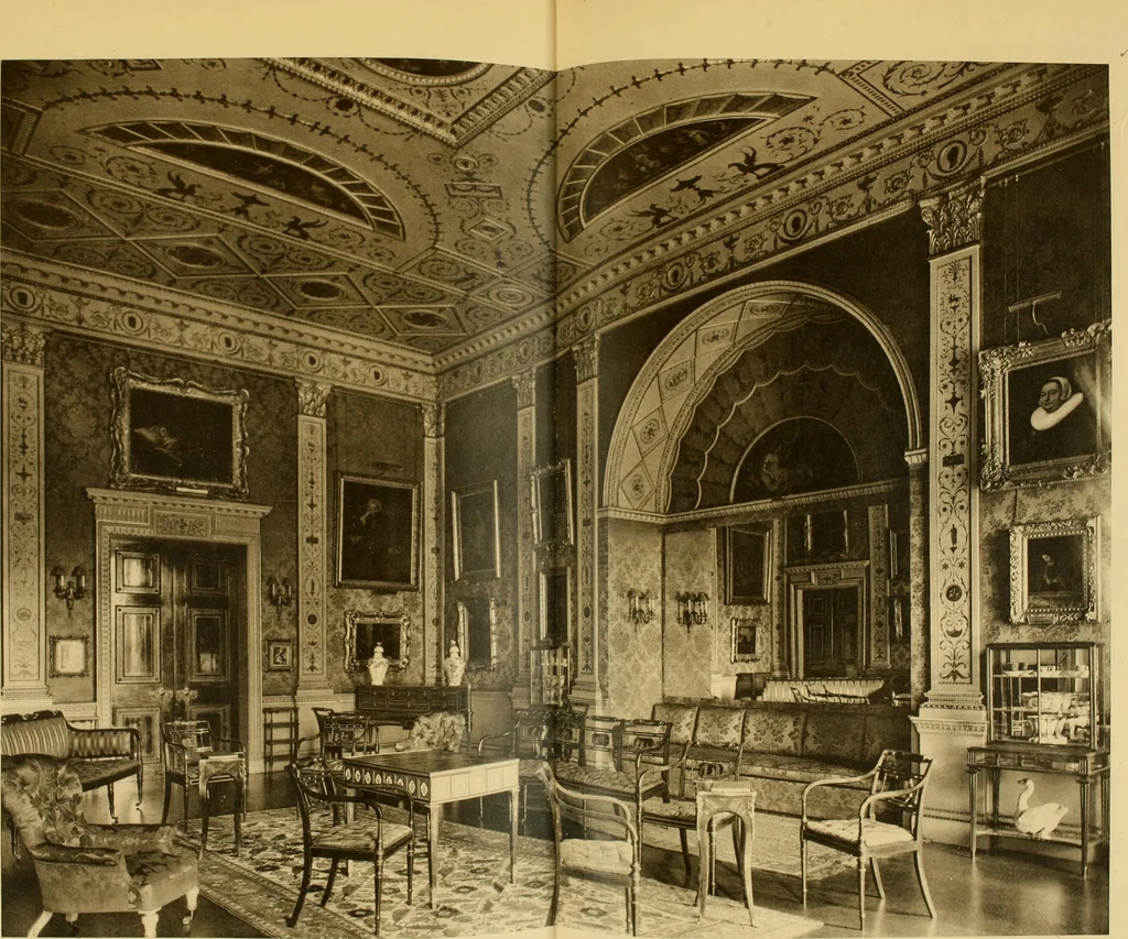 An illustration from Robert Adam & his brothers; their lives, work & influence on English architecture, decoration and furniture, 1915, leaf 235