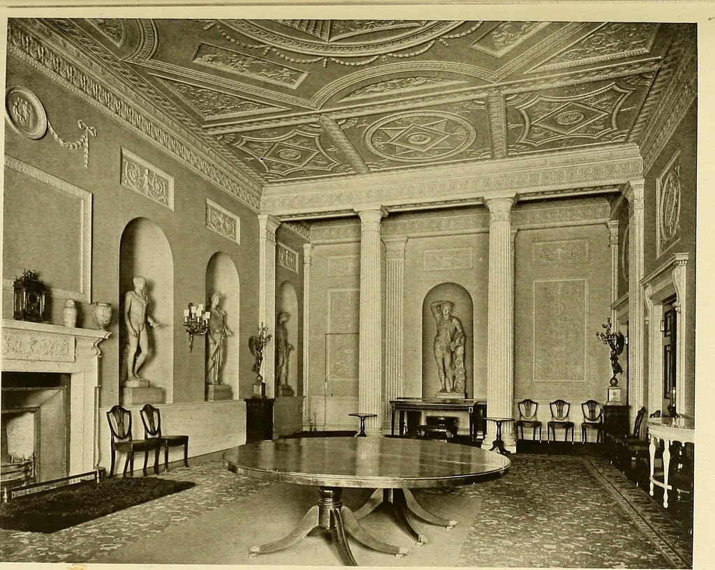 An illustration from Robert Adam & his brothers; their lives, work & influence on English architecture, decoration and furniture, 1915, leaf 240