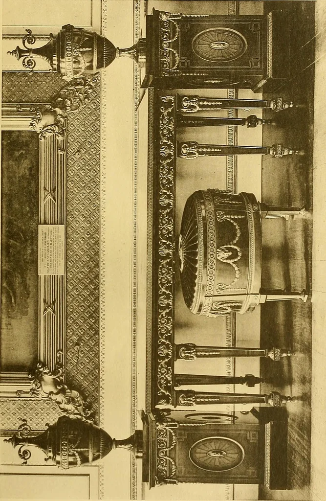 An illustration from Robert Adam & his brothers; their lives, work & influence on English architecture, decoration and furniture, 1915, leaf 256