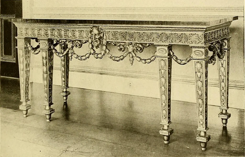 An illustration from Robert Adam & his brothers; their lives, work & influence on English architecture, decoration and furniture, 1915, leaf 258